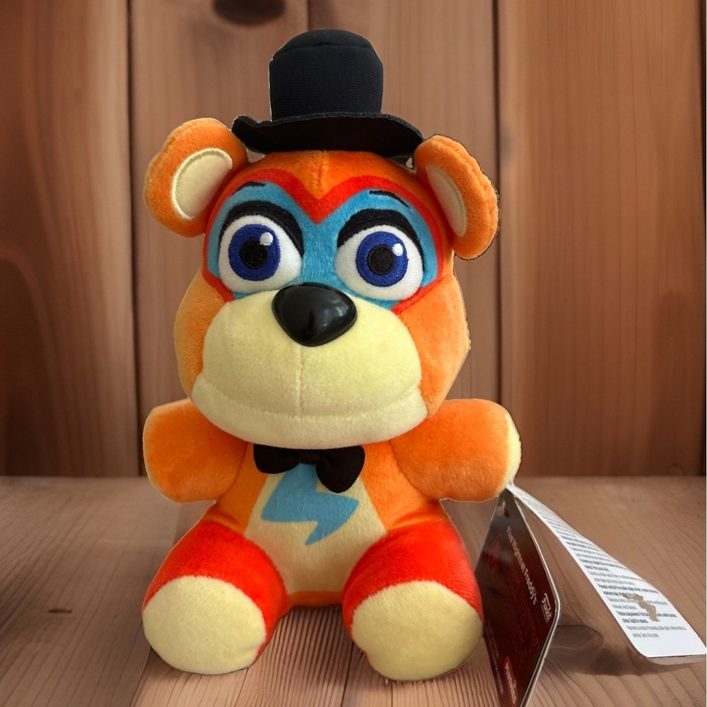 New 8" GLAMROCK FREDDY Five Nights At Freddy's PLUSHIES Security Breach Funko